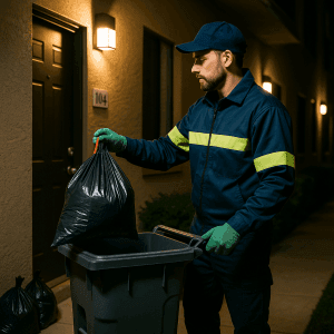 Apartment Trash Pickup Arizona doorstep service